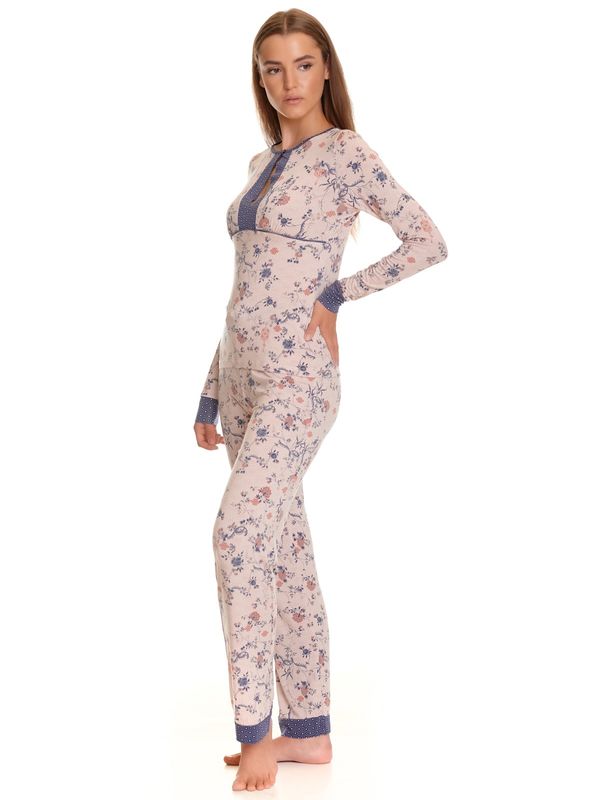 Nastrovje Potsdam Vive Maria Hanoi Rose Damen Pyjama Rosa Allover