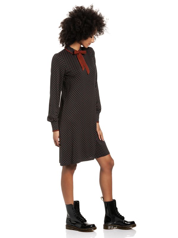 Nastrovje Potsdam Vive Maria Harvest Day Damen Blusenkleid Dunkelblau Allover