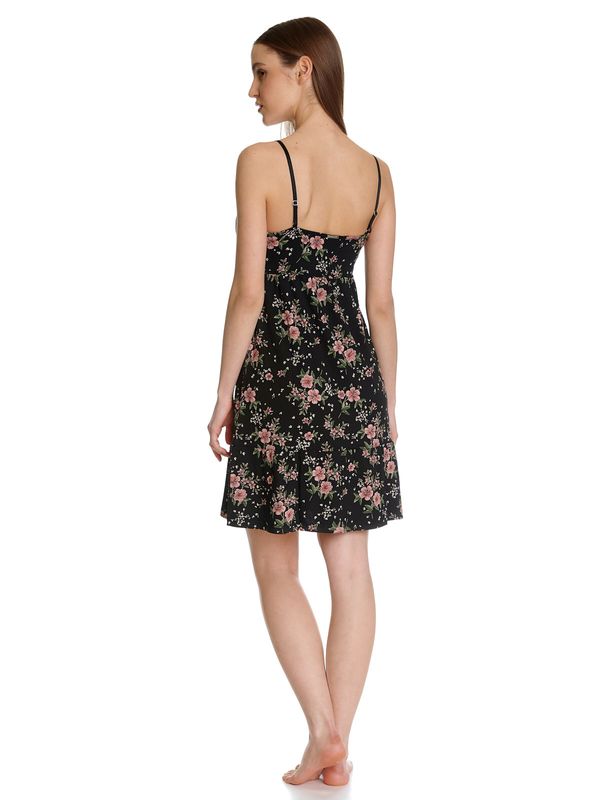 Nastrovje Potsdam Vive Maria Hibiscus Dream Damen Negligée Schwarz Allover