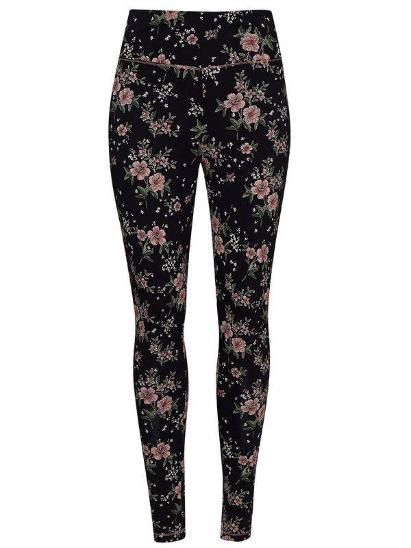 Nastrovje Potsdam Vive Maria Hibiscus Love Damen Leggings Schwarz Allover