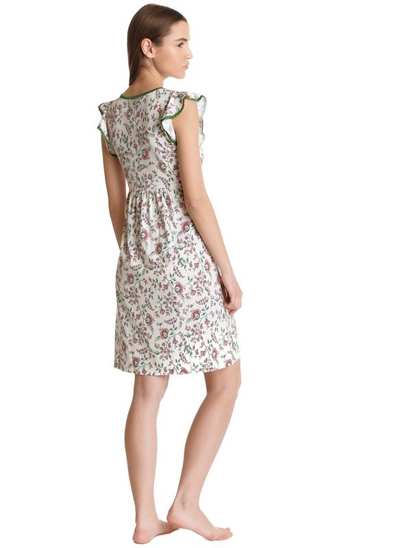 Nastrovje Potsdam Vive Maria Hidden Garden Damen Nachthemd Creme/allover