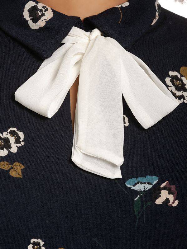 Nastrovje Potsdam Vive Maria Hidden Love Damen Blusenkleid Blau Allover