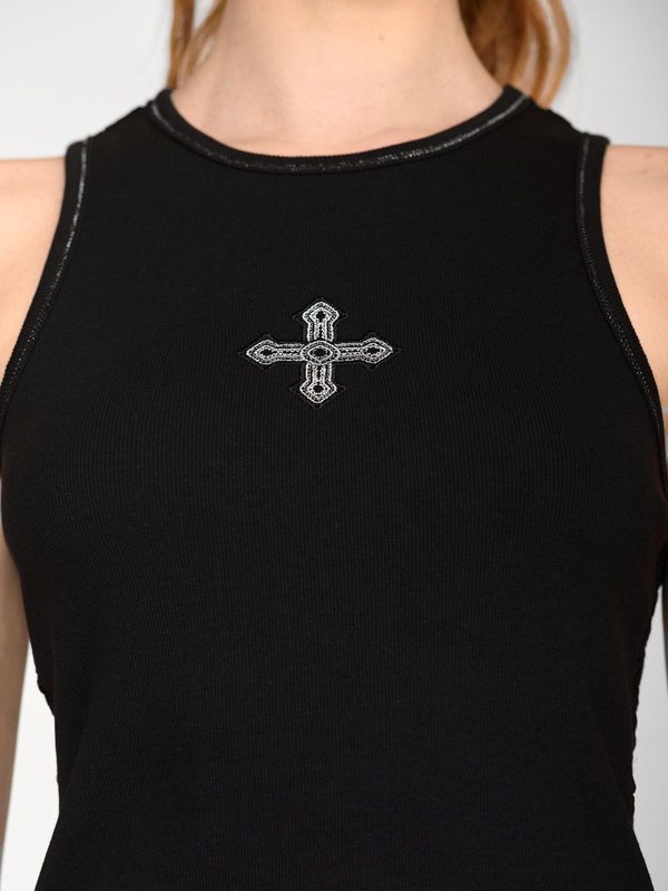 Nastrovje Potsdam Vive Maria Holy Summer Damen Ripptanktop Schwarz