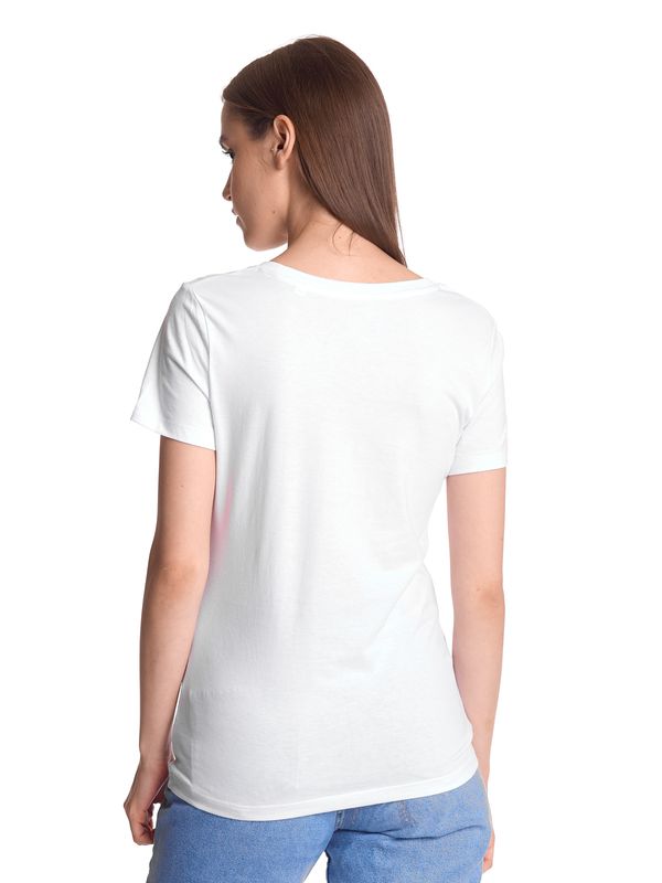 Nastrovje Potsdam Vive Maria Holy Therese Damen T-Shirt Weiss