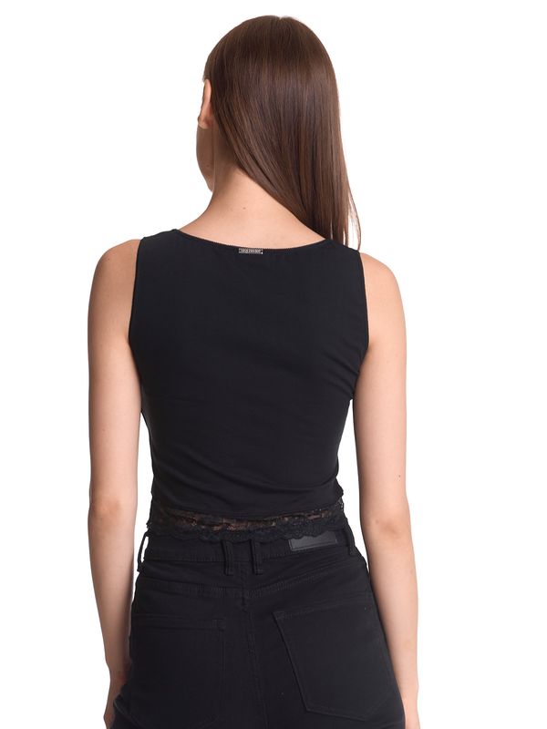 Nastrovje Potsdam Vive Maria Lace Vamp Damen Trägertop Schwarz