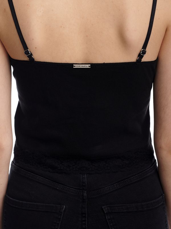 Nastrovje Potsdam Vive Maria Lilly Damen Trägertop Schwarz