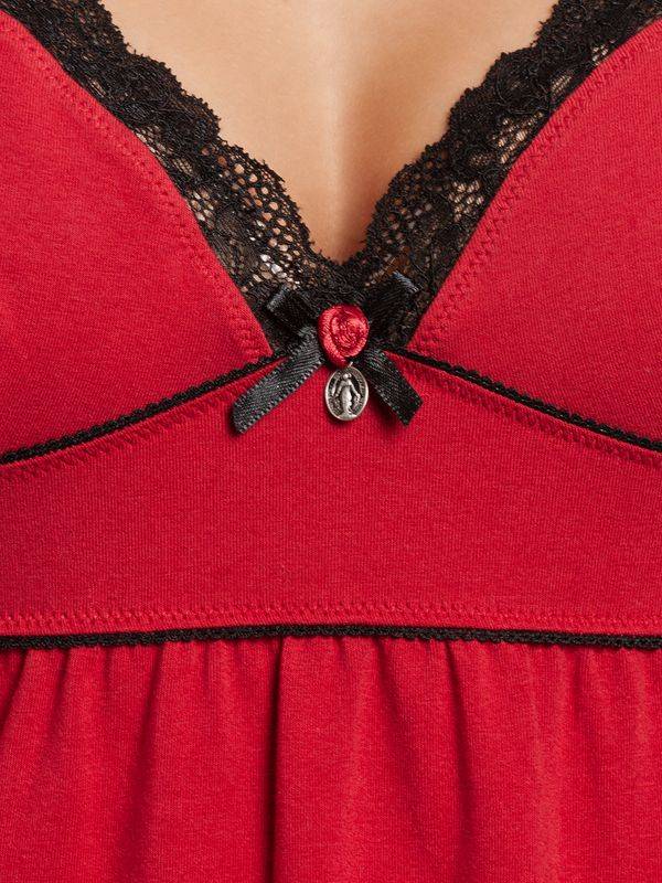 Nastrovje Potsdam Vive Maria Lipstick Girl Damen Negligée Rot