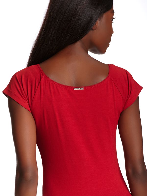 Nastrovje Potsdam Vive Maria Lovely Capri Damen T-Shirt Rot