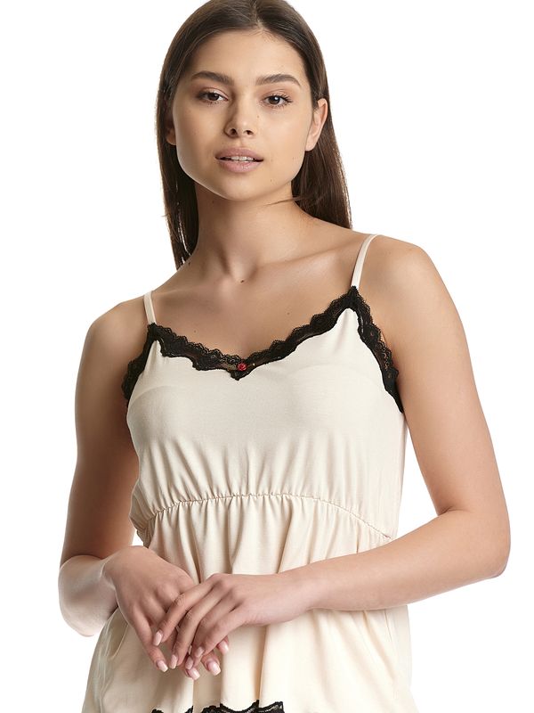 Nastrovje Potsdam Vive Maria Lovely Dream Damen Schlaftop Creme