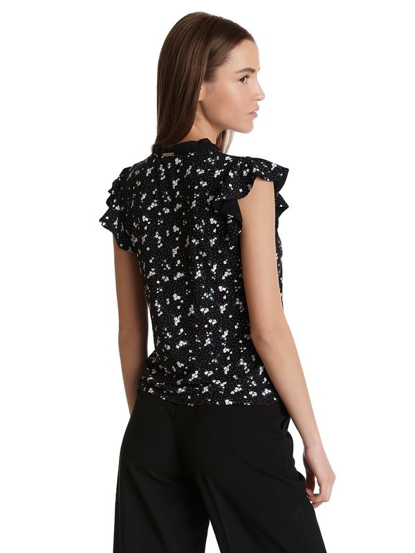 Nastrovje Potsdam Vive Maria Ma Valérie Damen Schlupfbluse Schwarz Allover