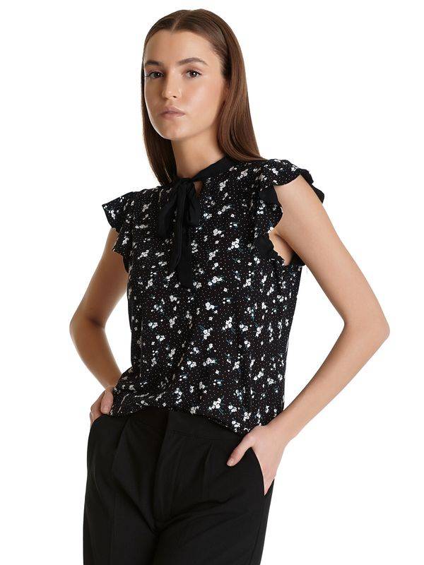 Nastrovje Potsdam Vive Maria Ma Valérie Damen Schlupfbluse Schwarz Allover