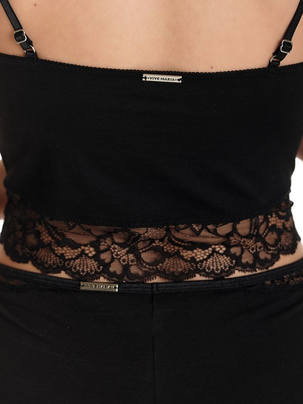 Nastrovje Potsdam Vive Maria Marias High Waist Damen Wäscheset: Top Mit Panty Schwarz