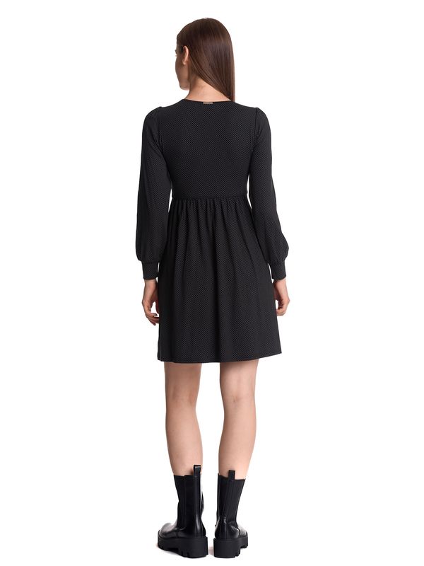 Nastrovje Potsdam Vive Maria Meadow Love Damen A-Linien-Kleid Schwarz Allover