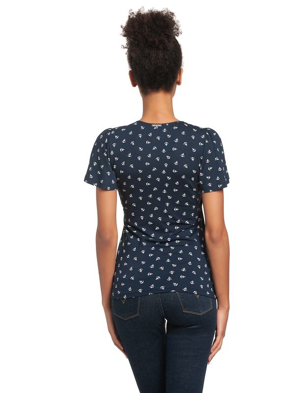 Nastrovje Potsdam Vive Maria Mer D'Été Damen Wickelshirt Blau Allover