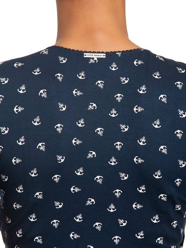 Nastrovje Potsdam Vive Maria Mer D'Été Damen Wickelshirt Blau Allover