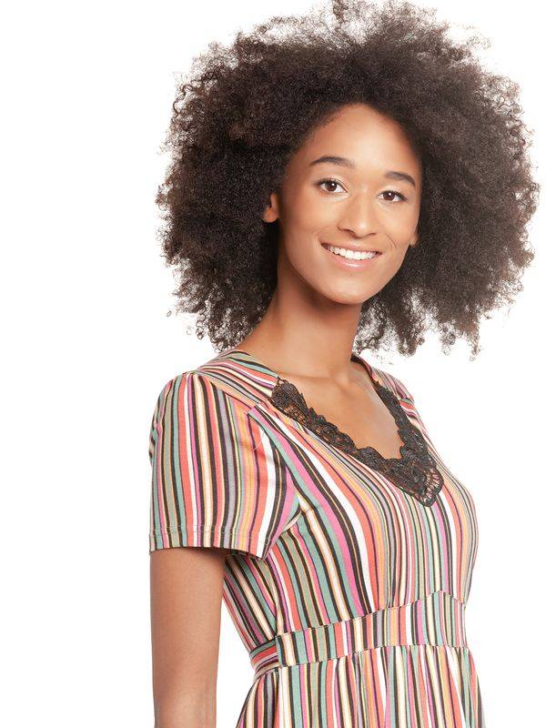 Nastrovje Potsdam Vive Maria Mexico Summer Damen Volantkleid Mehrfarbig