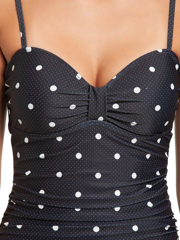 Nastrovje Potsdam Vive Maria Mia Maria Damen Badeanzug Schwarz Allover