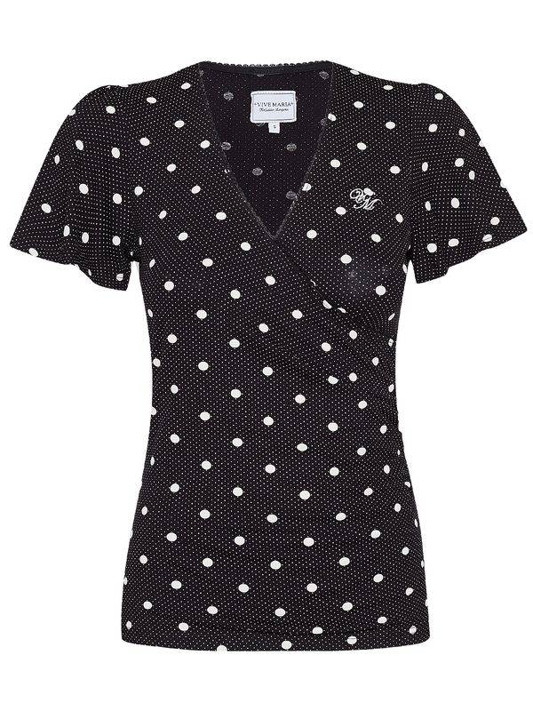 Nastrovje Potsdam Vive Maria Mia Maria Damen T-Shirt schwarz allover