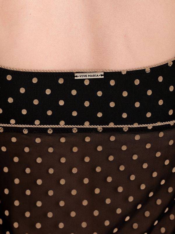 Nastrovje Potsdam Vive Maria Montmarte Damen Wäscheset: Top Mit Slip Schwarz Allover