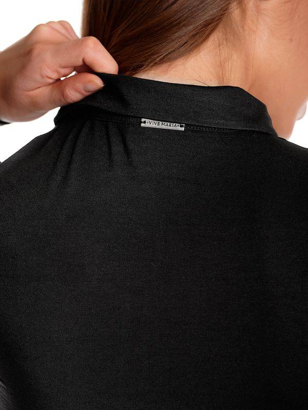 Nastrovje Potsdam Vive Maria Montmartre Black Damen Langarmshirt Schwarz Allover