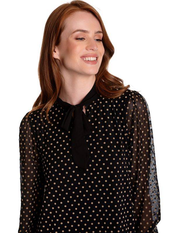 Nastrovje Potsdam Vive Maria Montmartre Girl Damen A-Linien-Kleid Schwarz Allover