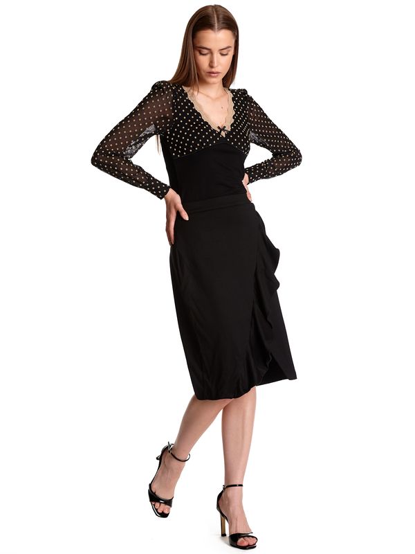 Nastrovje Potsdam Vive Maria Montmartre Love Damen Langarmshirt Schwarz Allover