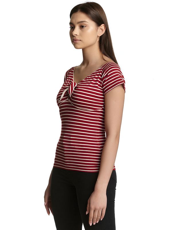 Nastrovje Potsdam Vive Maria My Capri Damen T-Shirt Rot Allover