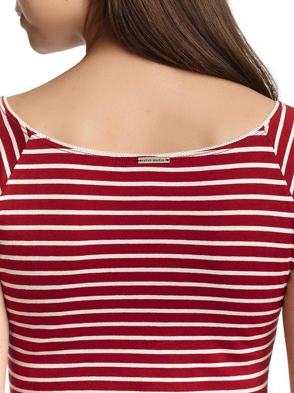 Nastrovje Potsdam Vive Maria My Capri Damen T-Shirt Rot Allover