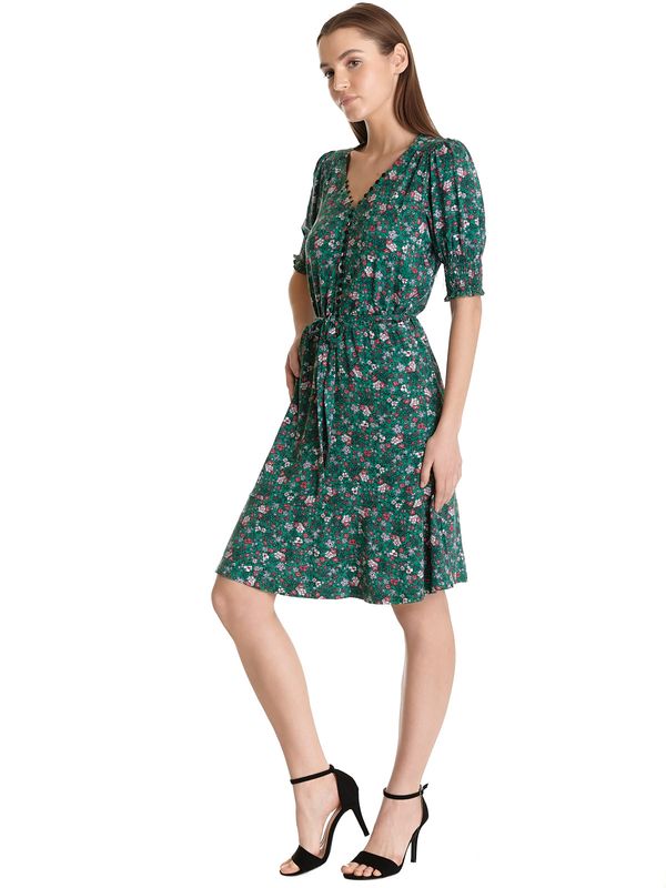 Nastrovje Potsdam Vive Maria My Lovely Garden Damen A-Linien-Kleid Grün Allover