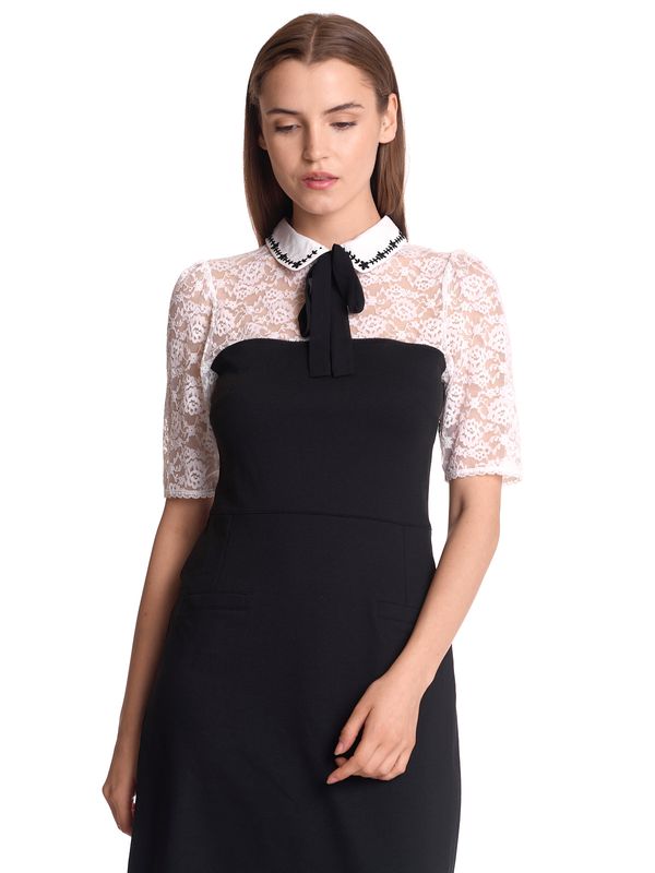 Nastrovje Potsdam Vive Maria My Melody Damen Blusenkleid Creme/schwarz