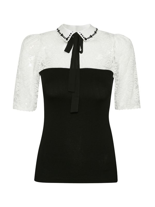 Nastrovje Potsdam Vive Maria My Melody Damen Schlupfbluse Creme/schwarz