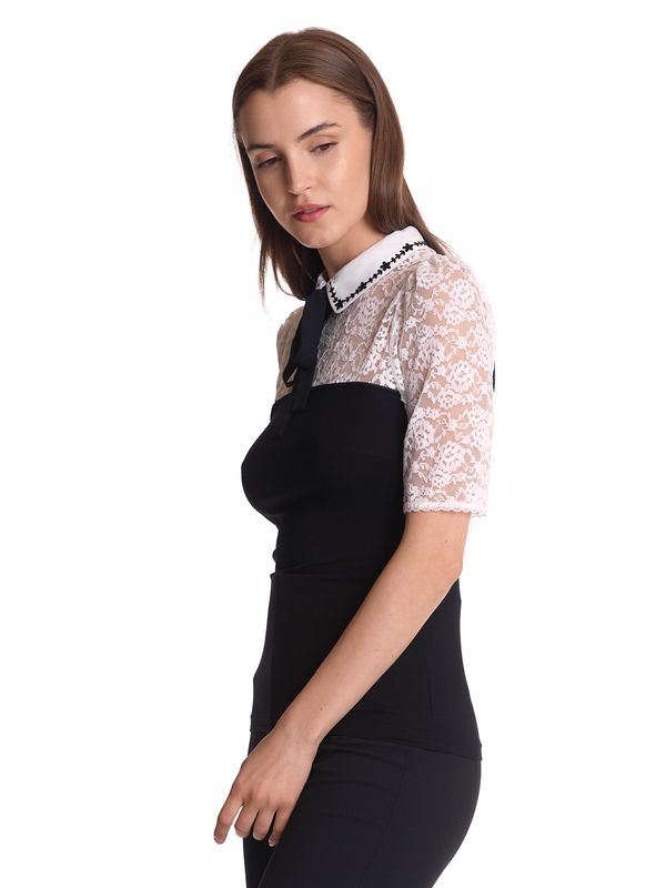 Nastrovje Potsdam Vive Maria My Melody Damen Schlupfbluse Creme/schwarz