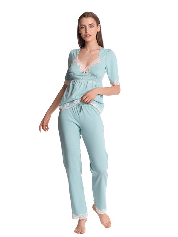 Nastrovje Potsdam Vive Maria My Nostalgia Damen Pyjama Blau