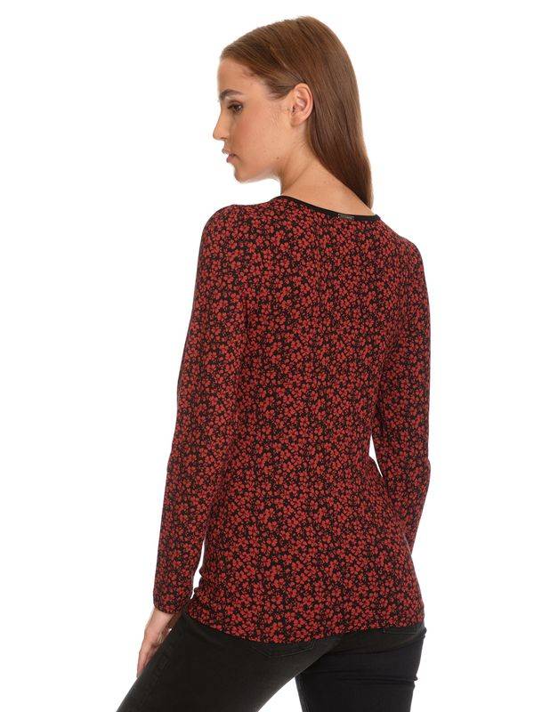 Nastrovje Potsdam Vive Maria My Passion Damen Langarmshirt Schwarz Allover