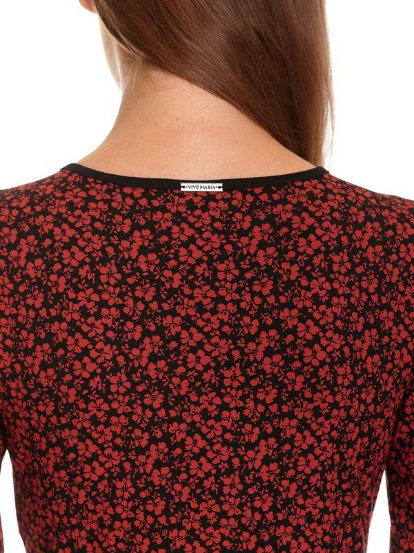 Nastrovje Potsdam Vive Maria My Passion Damen Langarmshirt Schwarz Allover