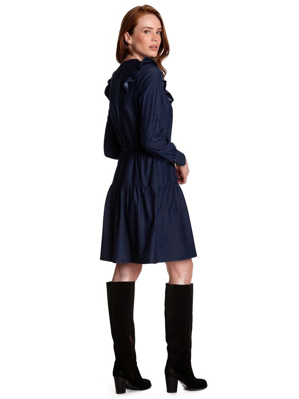 Nastrovje Potsdam Vive Maria Nevada Denim Damen A-Linien-Kleid Blau