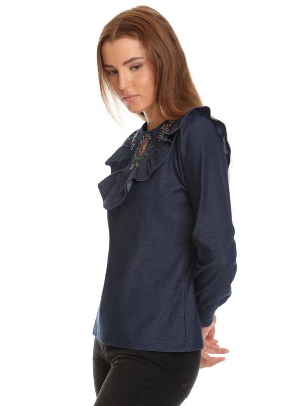 Nastrovje Potsdam Vive Maria Nevada Denim Damen Shirtbluse Blau
