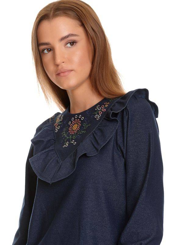 Nastrovje Potsdam Vive Maria Nevada Denim Damen Shirtbluse Blau