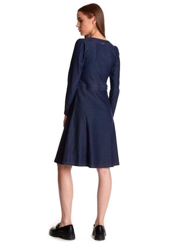 Nastrovje Potsdam Vive Maria Nevada Girl Denim Damen A-Linien-Kleid Blau