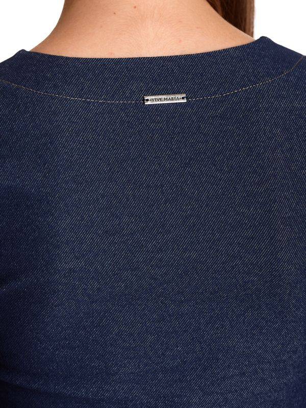 Nastrovje Potsdam Vive Maria Nevada Girl Denim Damen A-Linien-Kleid Blau