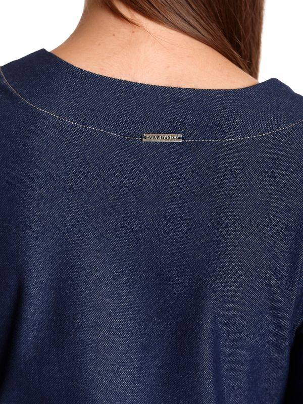 Nastrovje Potsdam Vive Maria Nevada Girl Denim Damen Langarmshirt Blau