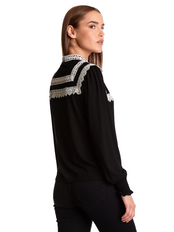 Nastrovje Potsdam Vive Maria Nuit Francaise Damen Langarmbluse Schwarz