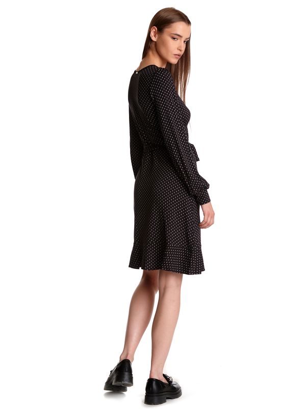 Nastrovje Potsdam Vive Maria Paris Tea Time Damen A-Linien-Kleid Schwarz Allover