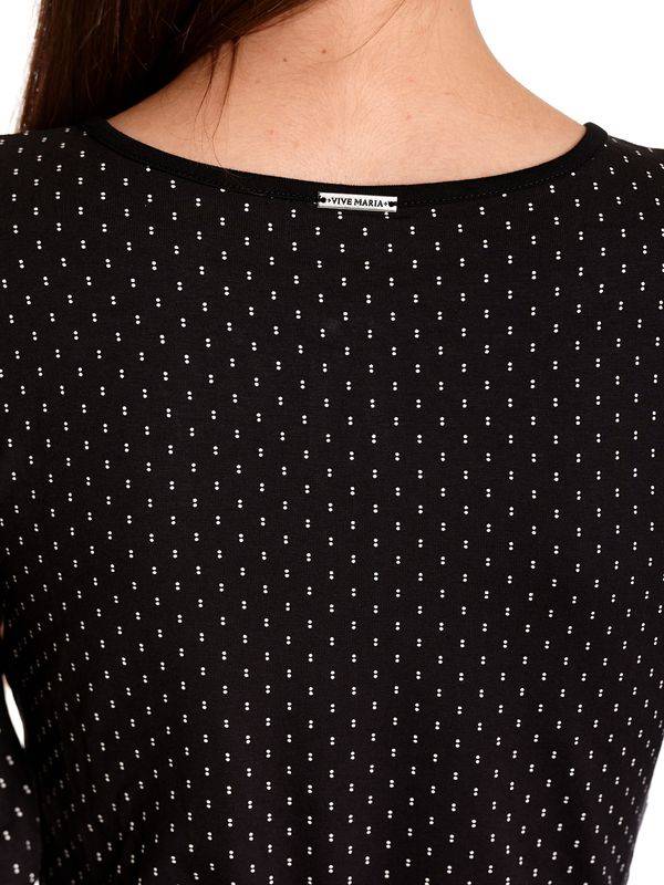 Nastrovje Potsdam Vive Maria Paris Tea Time Damen A-Linien-Kleid Schwarz Allover