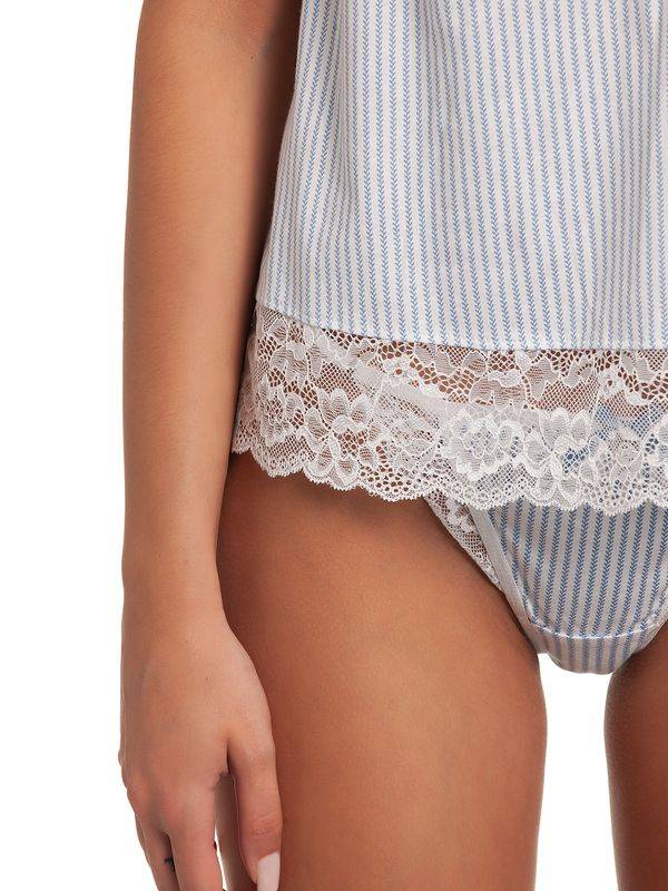 Nastrovje Potsdam Vive Maria Penelope Damen Wäscheset Blau Allover