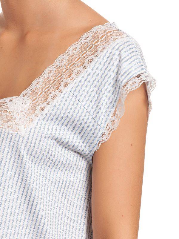 Nastrovje Potsdam Vive Maria Penelope Summer Damen Pyjama Blau Allover