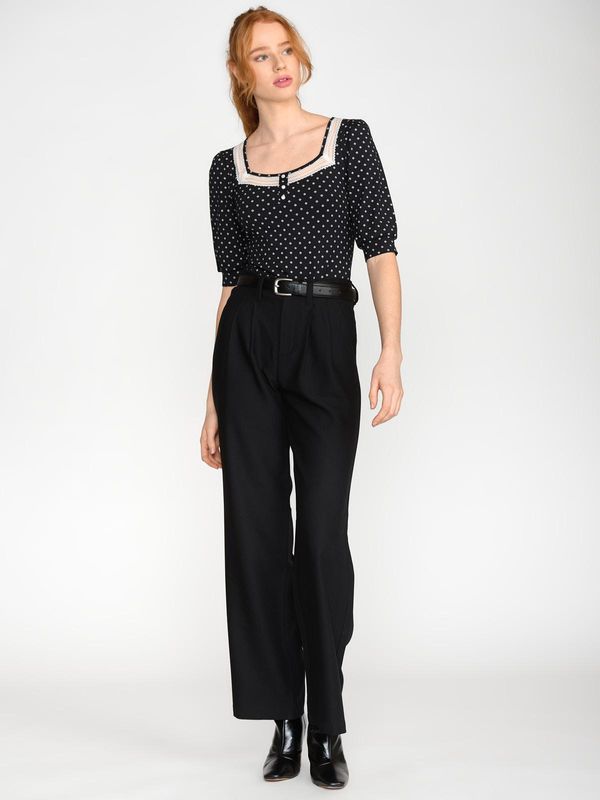 Nastrovje Potsdam Vive Maria Petite Èmelie Damen T-Shirt Schwarz Allover