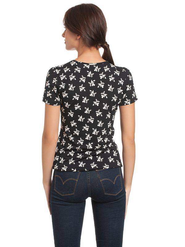 Nastrovje Potsdam Vive Maria Pick The Cherry Damen T-Shirt Vulkanblau