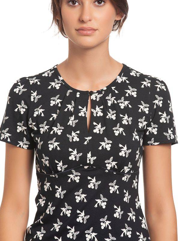 Nastrovje Potsdam Vive Maria Pick The Cherry Damen T-Shirt Vulkanblau