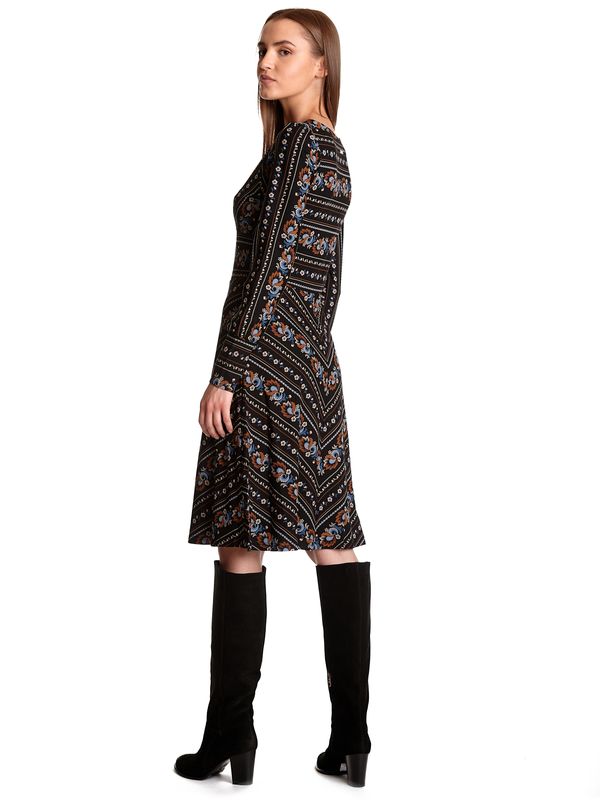 Nastrovje Potsdam Vive Maria Poetry Flower Damen A-Linien-Kleid Schwarz Allover